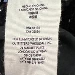 Free People  Sequin Illusion Dress L Black Fit Flare Cocktail Goth Glam Showgirl Photo 14