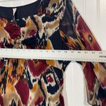 L.A. Blues 14/16 Boho Ikat Sheer Blouse Top Plus Size Chiffon Festival Retro Y2K Photo 4