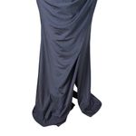 La Femme Ruched Maxi Mermaid Gown Lace-Up Thin Straps Sweetheart Neckline 2 NWT Photo 2