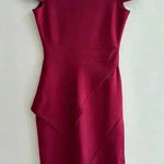 Boohoo Night Laura Wrap Skirt Bodycon Dress, Berry, Size 6 Photo 0