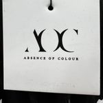 Absence Of Colour Pants Womens XS Roma Jogger Sweatpants Spellout Streetwear NEW Black Photo 12