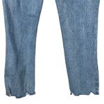 Pistola  SZ 26 Jeans Distressed Frayed Hems Mid-Rise Light Wash Whiskered Blue Photo 6