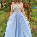 Prom Dress Blue Size 8 Photo 0