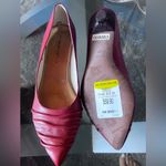 NIB Vintage Matisse Genuine Leather Kitten Heel Pumps Red Size 6 Photo 7