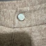 Paige  Kara Knit Light Tan Wide-Leg Pants Photo 3