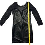 Free People  Colleen Women's Faux Leather & Lace Mini Dress XS Party Evening Photo 4