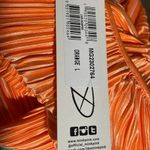 MINKPINK Plisse Pleated Livia Romper Short Sleeve Orange Large NWT Stretchy Photo 5