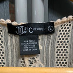 Miss Chievous BB-Women's Lace Cardigan, Beige, Size L Photo 3