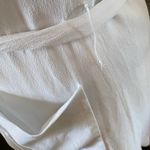 Bebe  White Sleeveless Open Front Vest Photo 9