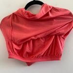Old Navy  Coral Sleeveless Blouse With Built In Bra Size Medium New W/O Tag Photo 3