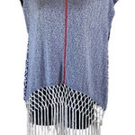 Tart  Chastity Macrame Fringe Sleeveless Blouse Photo 0