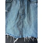 ZARA Woman Premium Denim Collection Distressed Jean Skirt size XS Photo 5