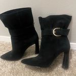 Joie  Alby Black suede buckle ankle bootie 7
$349 Photo 5