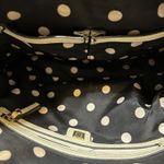 Anne Klein Satchel Bag Womens Coral Cream Quilted Chain Shoulder Purse Padlock Photo 6