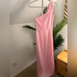Elliatt Biarritz Gown maxi one shoulder pink Small NWT! Photo 6