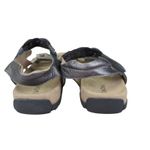 TAOS Eden 2 Pewter Metallic Leather Comfort Sandals Women's US 9 EU 40 Gray Photo 4