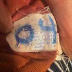 Vintage 90s Y2K Fairy Grunge Red Flame Velvet Whimsigoth Slit Dress (Size M) Size M Photo 5