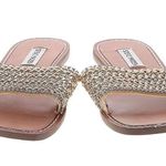 Steve Madden Gold Chain Women's Slide Sandals Size 8.5 Photo 1