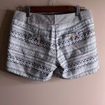 The Limited  Blue and White Shorts with Bohemian Embroidery Photo 1