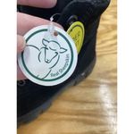 Paul Green Joaquin Genuine Shearling Women's 7 Black Leather Combat Boots B50 Photo 3