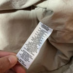 Juicy Couture Y2K Hooded Quilted Jacket Khaki Tan Button Front Drawstring Size S Photo 4