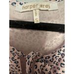 Harper  Wren Pale Pink and gray Animal Print Mini Tank Dress Size Small Photo 2