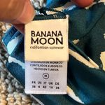 Banana Moon teal tie dye lace up one piece swimsuit Blue Size M Photo 3