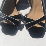 Karen Scott 3/$25🍾🍾 Black Serra Patent Open Toe Wedges Photo 3
