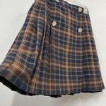 Tracy Evans Vintage size small wrap around vintage plaid skirt rayon blend made in the USA Photo 1