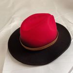 Red Ombré Cowboy Felt Hat Photo 1