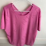 Nike  Air Bright Pink Mesh Short Sleeve Shirt Photo 7