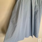 Vintage Plaza South belted midi dress spaghetti strap blue pleated skirt sz L Size L Photo 5