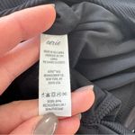 Aerie Ribbed Knot One Piece Swimsuit Full Coverage Black Small Photo 8