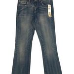 Vintage America Blue Medium Wash Boho Bootcut Denim Jeans Women Sz 2/26 Photo 0