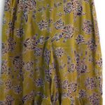 Boohoo Lime Green Paisley Print Culotte Pants Photo 5
