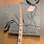 ZARA Long Sleeve Sweatsuit Set With Hoodie And Wide Leg pants Size M Photo 3