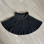 Carmen Marc Valvo Black Pleated Skirt Size S 12” Waist. Send Offer! Photo 1