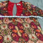 Show Me Your Mumu  Dark Red Floral Dress EUC Size M Photo 1