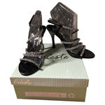 New Womens Celeste Charlize 4” High Heel 👠Shoes Black Silver Rhinestones size 6 Photo 0