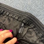 ZARA  Black Faux Leather Jogger Pants SMALL Photo 1