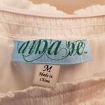 {M} NWT Francesca Casola Lace Off The Shoulder Corset Tie Back Ivory Dress White Size M Photo 11