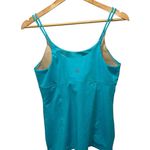 Athleta  Women's Padding Tank Top Adjustable Size 36D Teal Photo 1