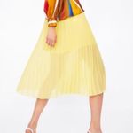 ZARA  PLEATED SHORTS Skort Skirt Yellow Color Sz XS Photo 4