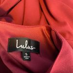 Lulus Last Love Song Tie-Waist Dress in Burgundy Size Small Photo 6