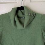 Charter Club  Olive Green Crop Cashmere Pullover Top Small Fall Photo 1