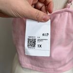 Forever 21  Angel Rhinestone Crop Top Faux Fur Trim Y2K NWT Size 1X Photo 3