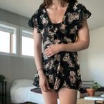 Primark Black Floral Romper  Photo 2