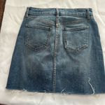 Old Navy  Blue Distressed  Denim Skirt Photo 4
