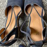 CAbi Sandals Womens 6M Blue Suede Multi Isla Espadrille Wedge Shoes Boho #6001 Photo 14