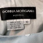 Donna Morgan Petites Women's Vintage Embroidered Formal Dress in Blue Size 10 Photo 2